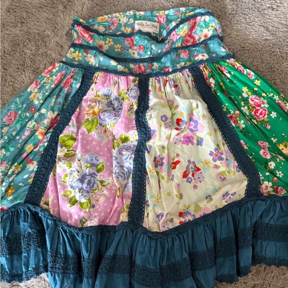 Matilda Jane Colorful Floral Maxi Skirt